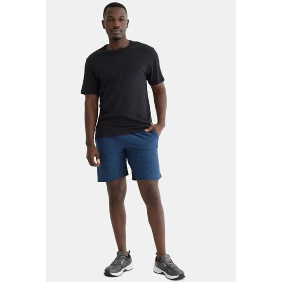 Athletic Works Other - NWT Mens Sz XL (40-42) Dark Blue Elastic Waist Stretchy Athletic Shorts Pockets